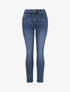 Jean slim casual délavé - Bleu denim - 1
