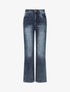 Jean push up délavé coupe droite - Bleu - 4
