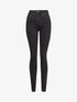 Jean slim extra long à taille standard - Noir - 1