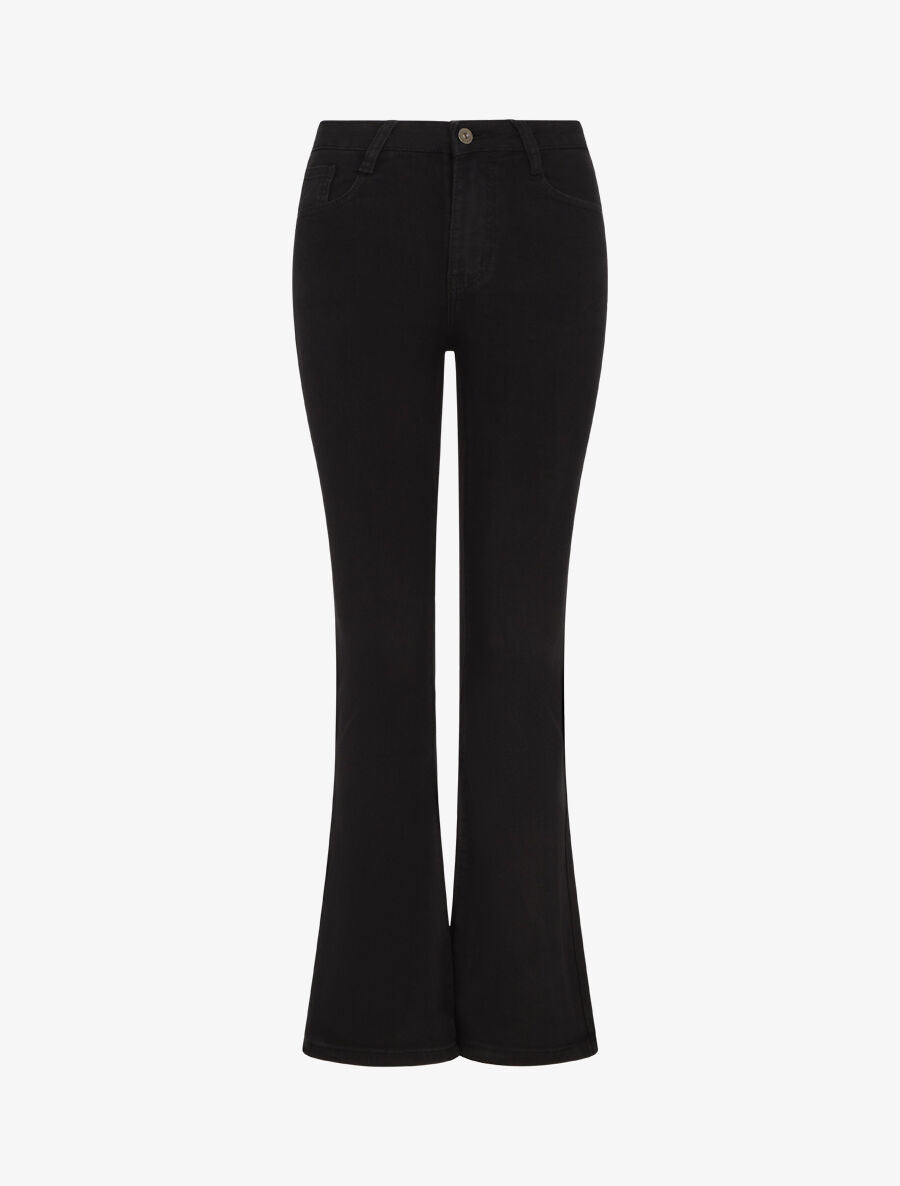 Jean push up coupe flare - Noir - 4