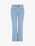 Jean droit boutonné - Bleu clair - 4