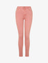 Jean skinny push up taille haute - Rose - 1
