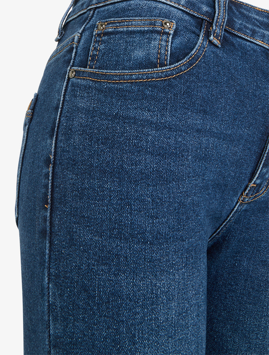 Jean slim poches à double surpiqûres - Denim - 3