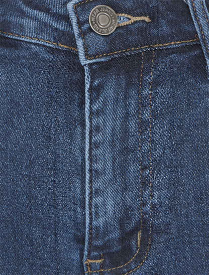 Jean classique coupe droite - Bleu - 3