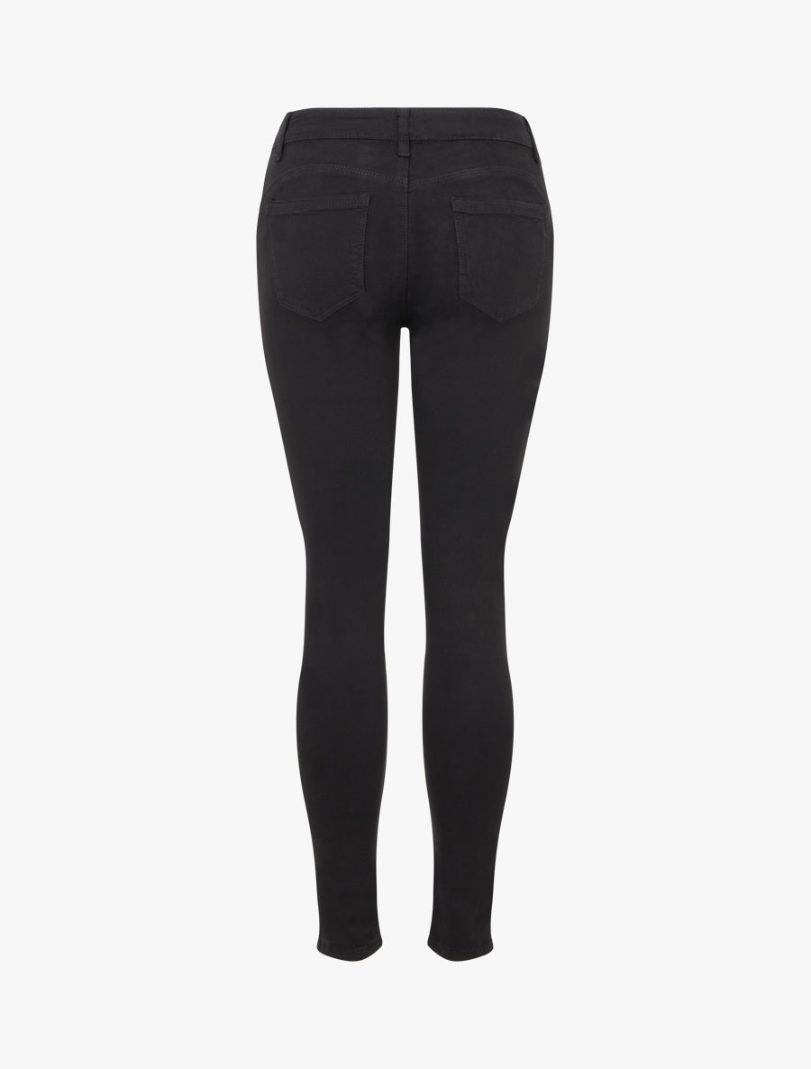Jeans skinny push up a vita alta - Nero
