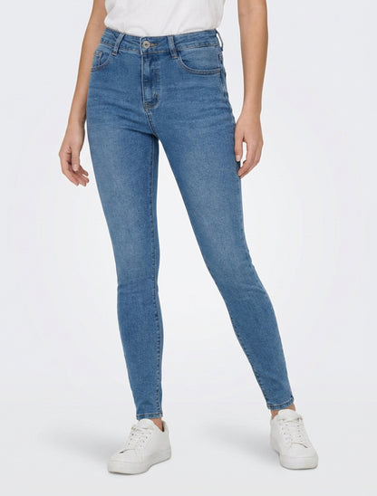 Jean standard taglio skinny - Blu