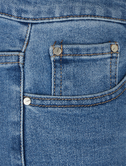 Jean classique wide leg coupe droite - Bleu - 3