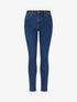 Jean skinny à taille haute - Bleu - 1