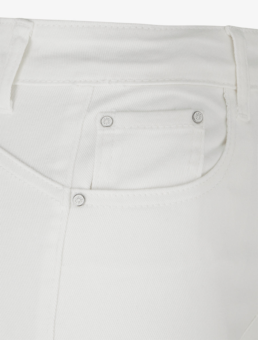 Jean flare push-up à taille haute - Blanc - 3