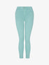 Jean skinny uni à taille standard - Vert d&