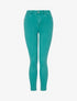 Jean skinny uni à taille standard - Turquoise - 1