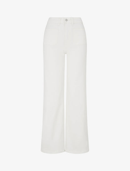 Jean coupe droite à 4 poches - Écru - 1