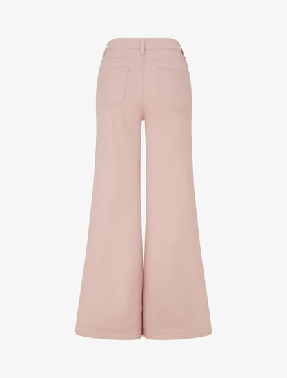 Jean wide leg coupe droite - Rose - 2