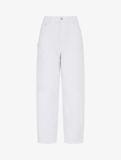 Jean a 7 tasche a taglio dritto - Bianco