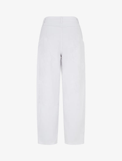 Jean a 7 tasche a taglio dritto - Bianco