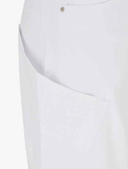 Jean a 7 tasche a taglio dritto - Bianco