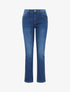 Jean slim taille haute push-up - Bleu - 1