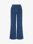 Jean ample taille haute - Bleu brut - 1