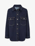 Surchemise en jean coupe oversize - Bleu brut - 1