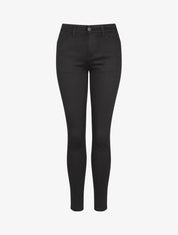 Jean slim à détails strass - Noir - 4