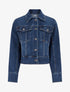 Veste en jean droite - Bleu - 1