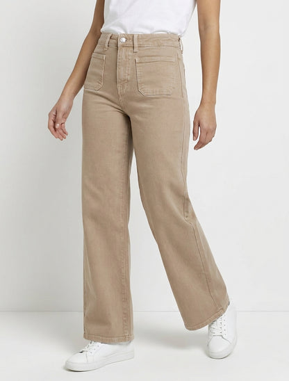 Jean unito con 4 tasche - Beige
