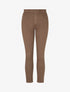 Jean à motifs sequins aux poches coupe skinny - Camel - 1
