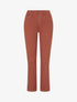 Jean slim uni taille haute - Rouille - 1