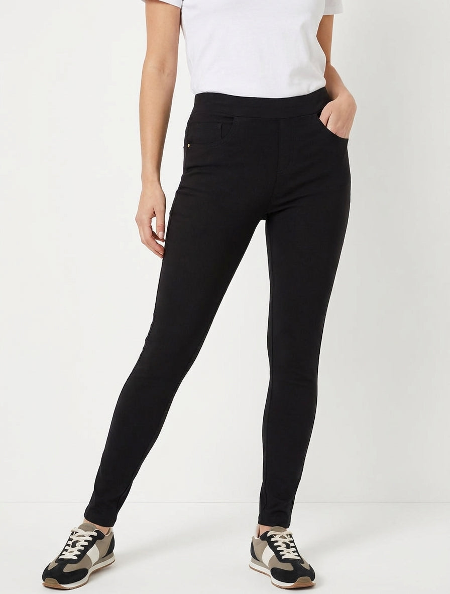 Jegging elasticizzato skinny - Nero