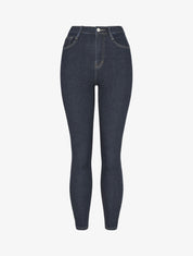 Jean skinny taille haute - Bleu brut - 1