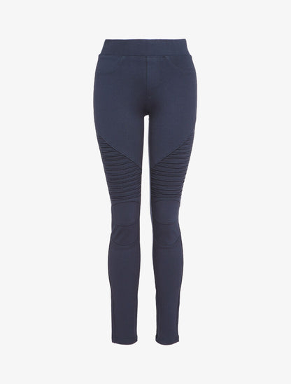 Legging à cuisses stylisées - Marine - 1