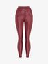 Jean skinny enduit - Rouge - 1