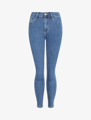 Jean skinny à taille haute - Bleu denim - 4
