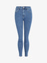 Jean skinny à taille haute - Bleu denim - 4