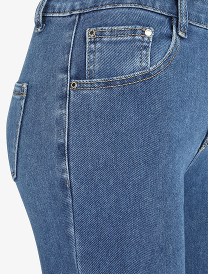 Jean skinny à taille haute - Bleu denim - 3
