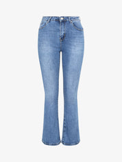 Jean flare basique push up - Bleu denim - 4