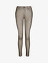 Pantalon en simili effet python - Gris clair - 1