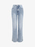 Jean ample à bords fendu - Bleu denim - 4