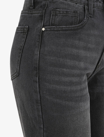 Jean ample déchiré - Noir - 5