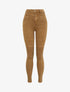Jean biker skinny à taille haute - Camel - 1