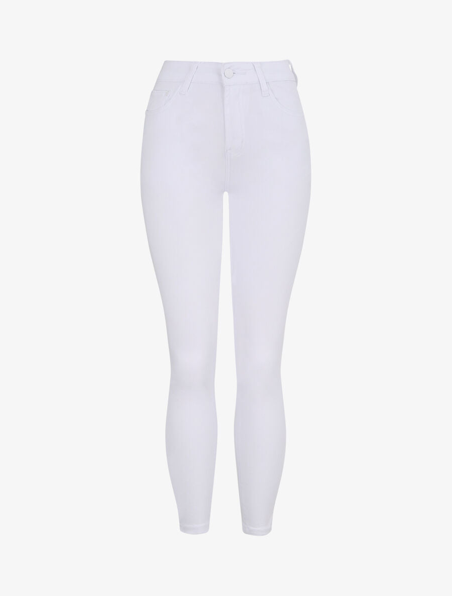 Jean push up coupe skinny - Blanc - 1