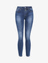 Jean skinny délavé taille standard - Denim foncé - 4