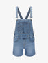 Salopette short en jean - Bleu clair - 1