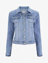 Veste en jean droite - Bleu denim - 1
