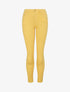 Jean skinny à bords coupe franche et légères griffures - Jaune - 4