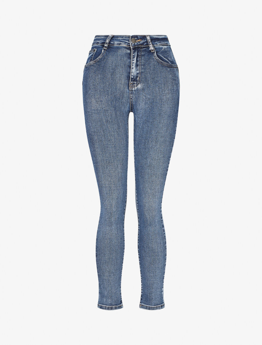 Jean slim push-up - Bleu - 1