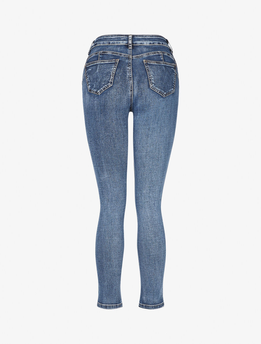 Jean slim push-up - Bleu - 2