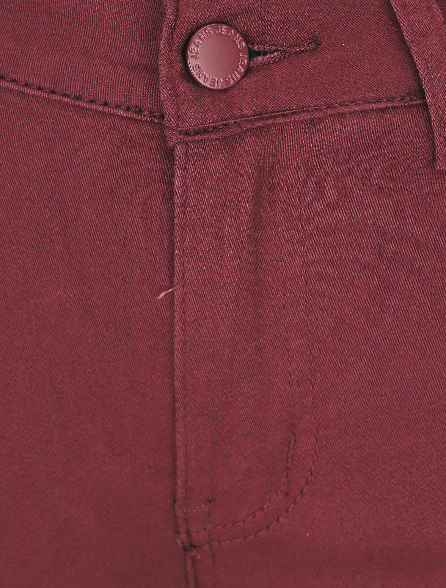 Jean skinny 7/8 push up - Bordeaux - 3