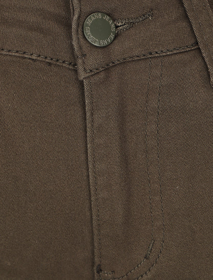 Jean skinny 7/8 push up - Kaki - 3