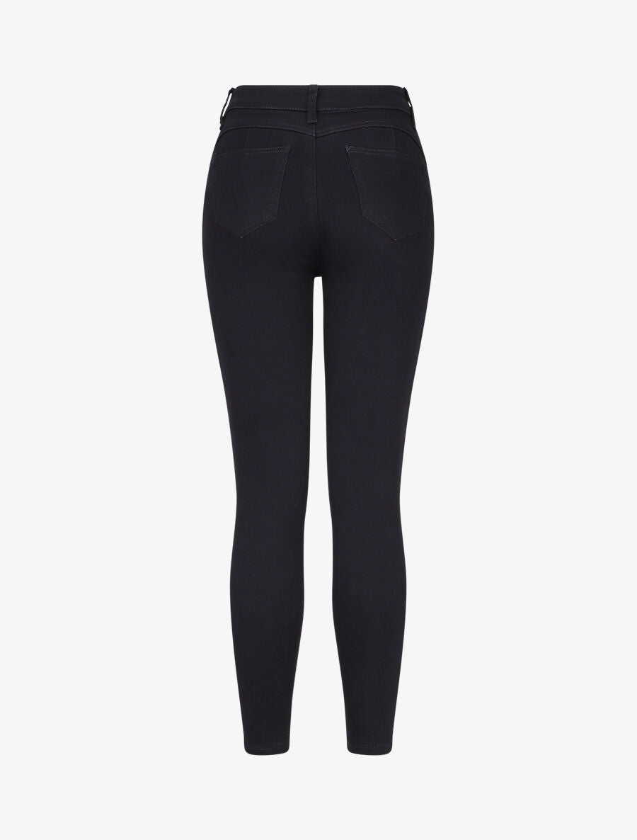Jean skinny 7/8 push up - Noir - 2